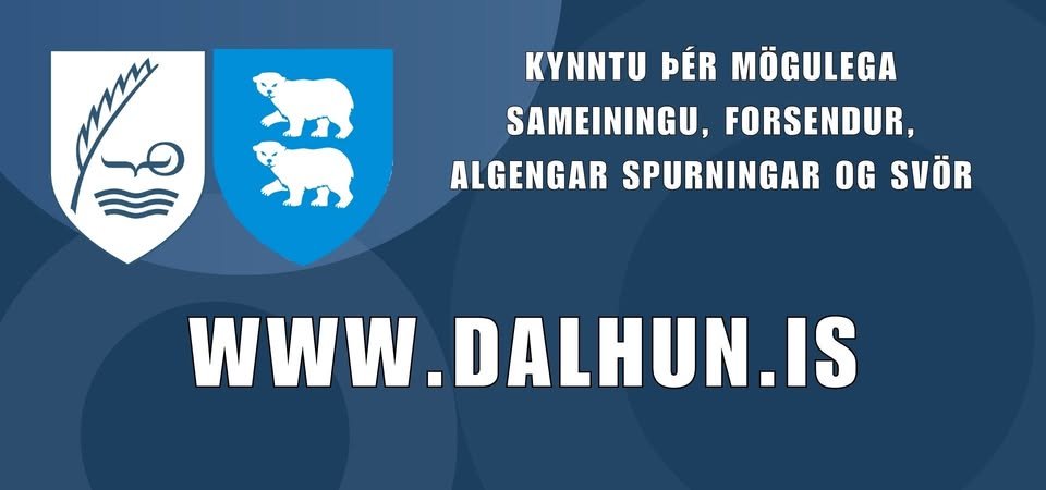 Íbúafundur um mögulega sameiningu Húnaþings vestra og Dalabyggðar
