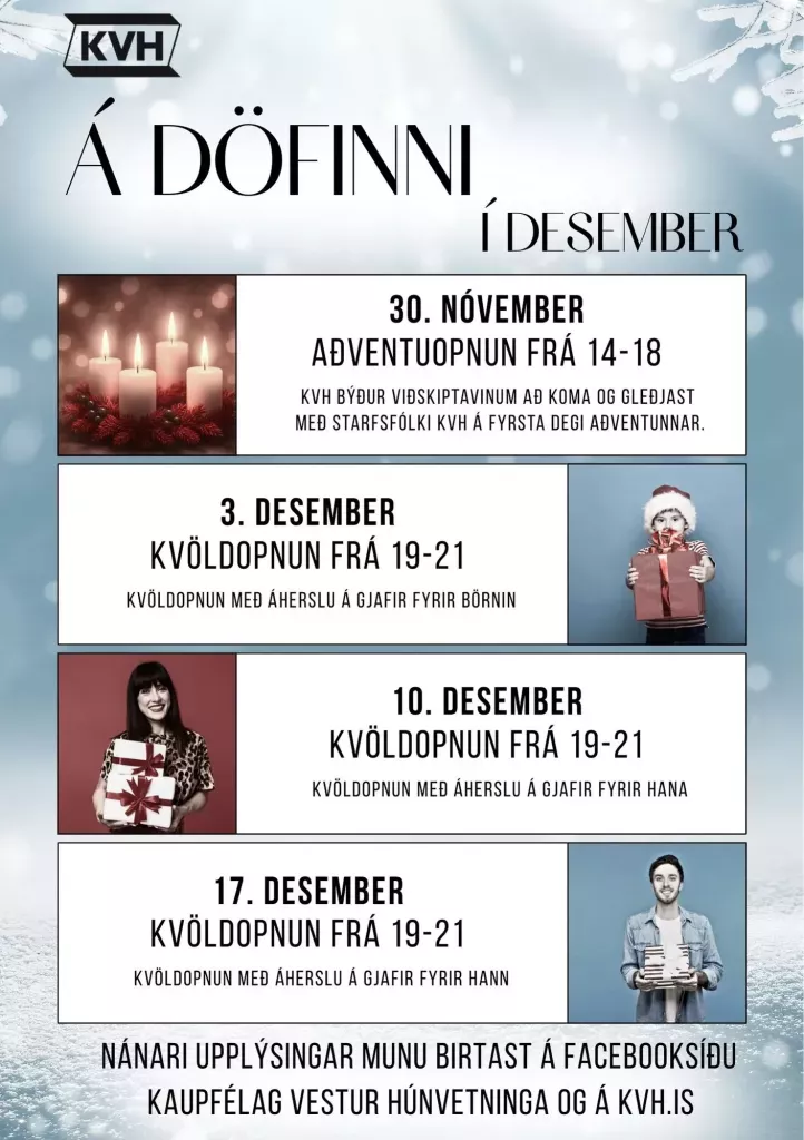 KVH - kvöldopnun frá 19 - 21