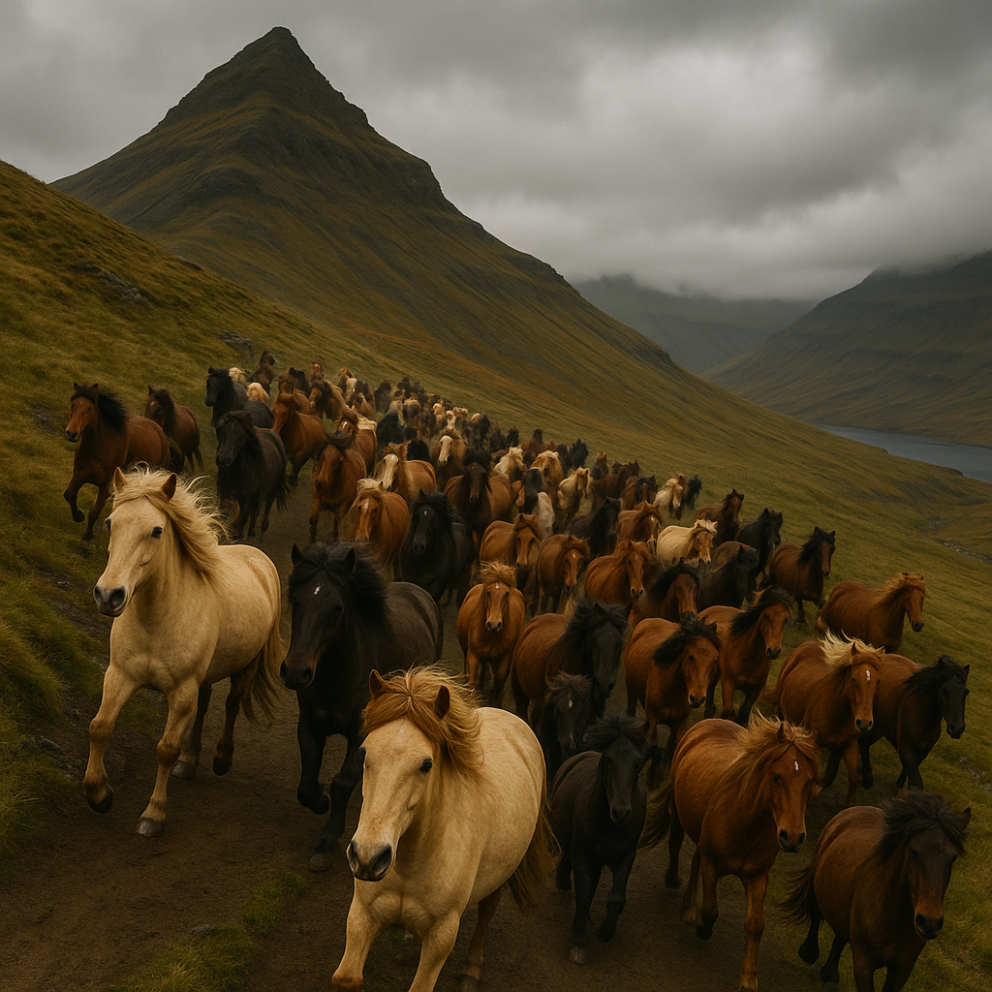Stóðrétt í Víðidalstngurétt