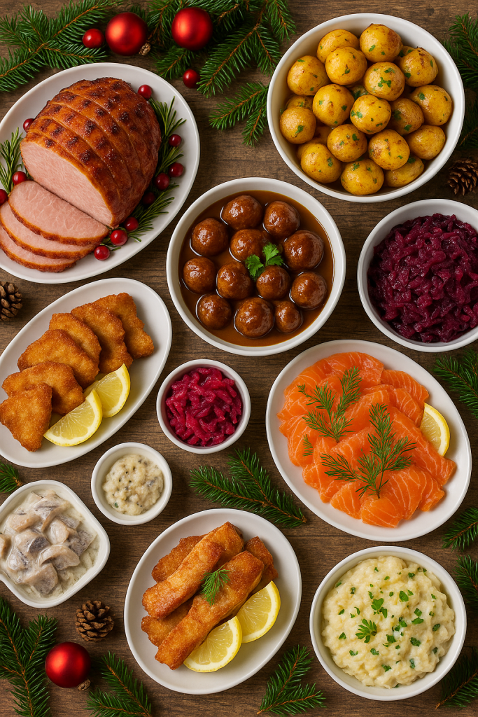 Hádegisverðarhlaðborð á Reykjaskóla