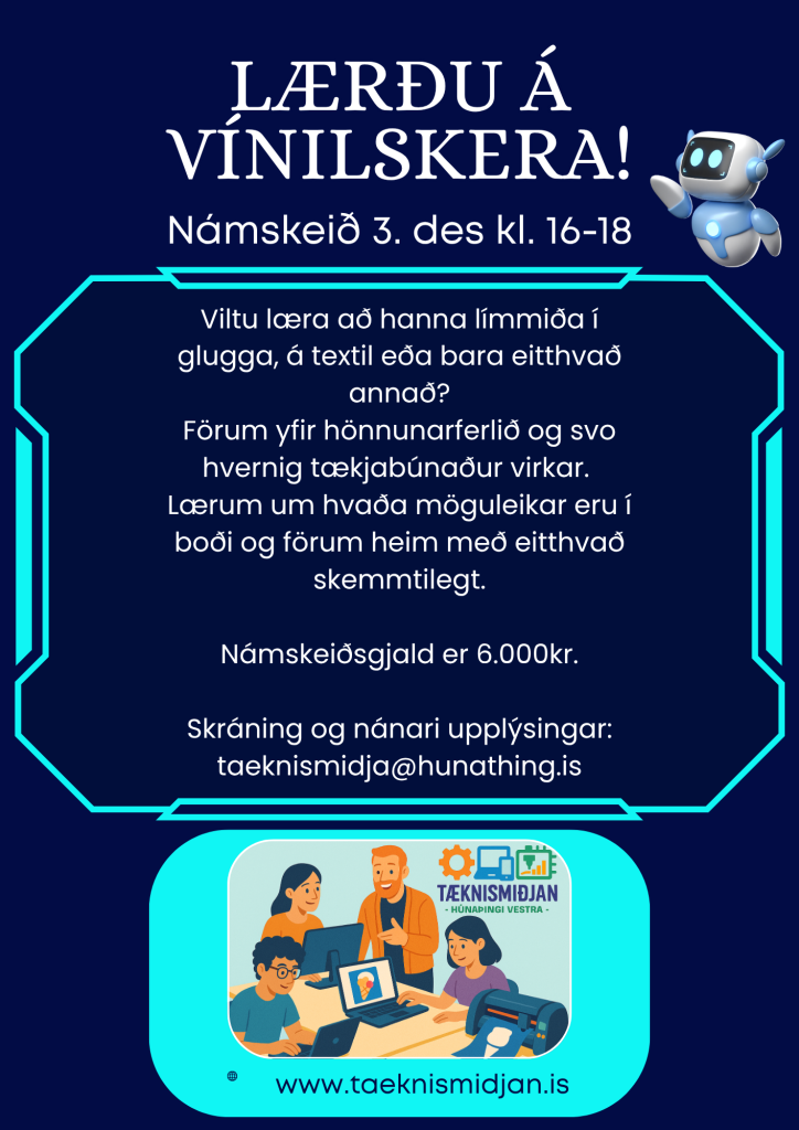 Lærðu á vínilskera!