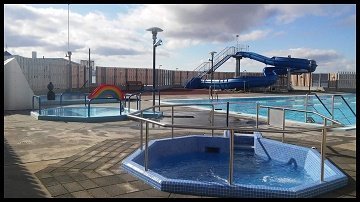 Frá Íþróttamiðstöðinni á Hvammstanga