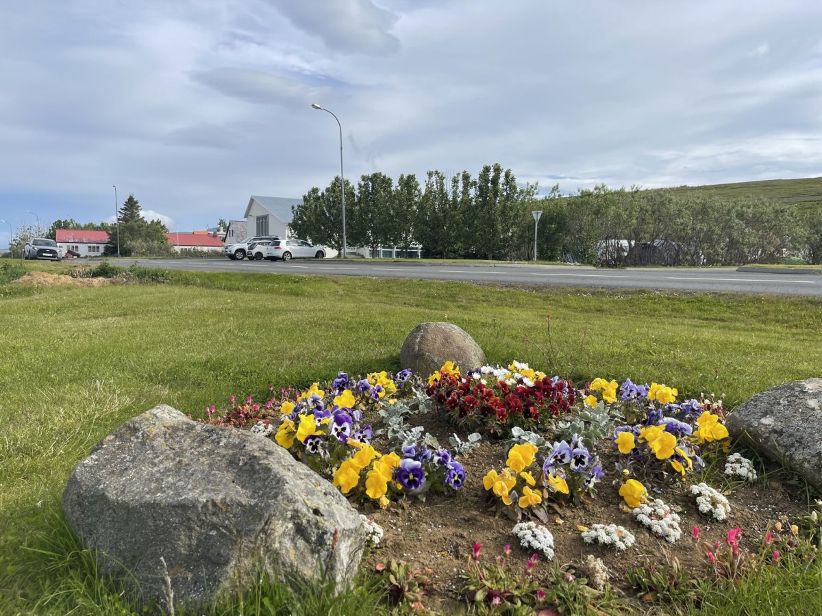 Frá Laugarbakka. Mynd UVH.