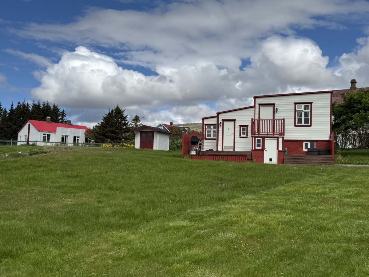 Lagning ljósleiðara á Hvammstanga