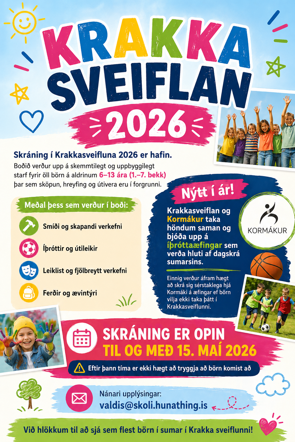 Krakkasveifla 2026