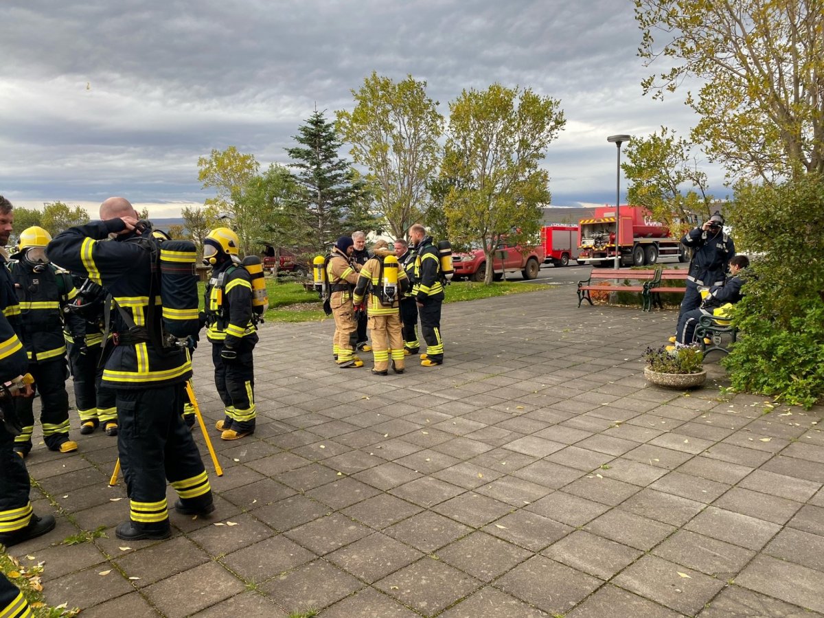 Verkleg þjálfun slökkviliðsmanna