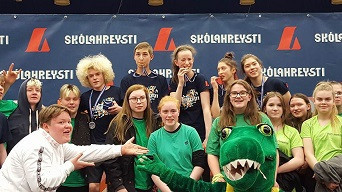 Glæsilegur árangur hjá nemendum Grunnskóla Húnaþings vestra í Skólahreysti!