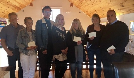 Afhending styrkja úr Húnasjóði 2019.