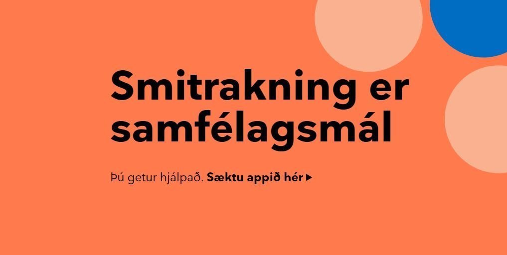 Ert þú búin/n að ná í smitrakningarforritið?