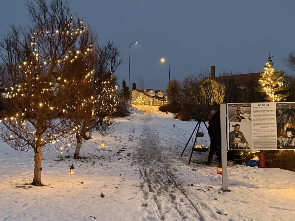 Á Bangsatúni á Þorláksmessu 2024.