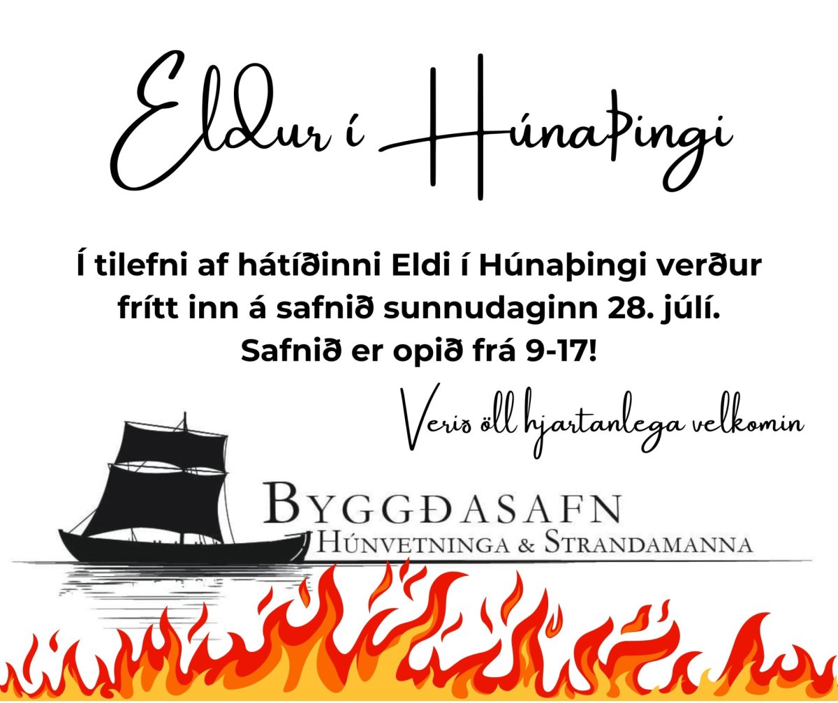 Frítt inn á byggðasafnið á Eldi í Húnaþingi