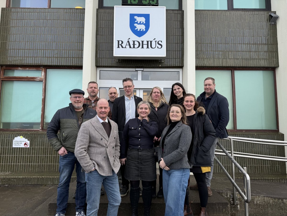 Heimsókn þingmanna framsóknarflokksins í kjördæmaviku.