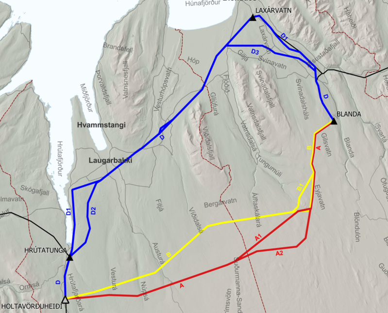 Holtavörðuheiðarlína 3 í Húnaþingi vestra og Húnabyggð
