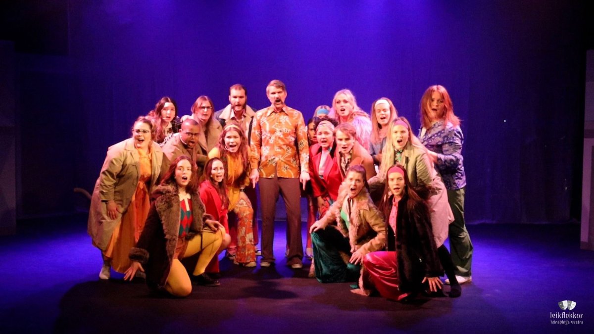 Úr uppfærslu leikflokksins, Himinn og jörð. (Mynd: Leikflokkur Húnaþings vestra)