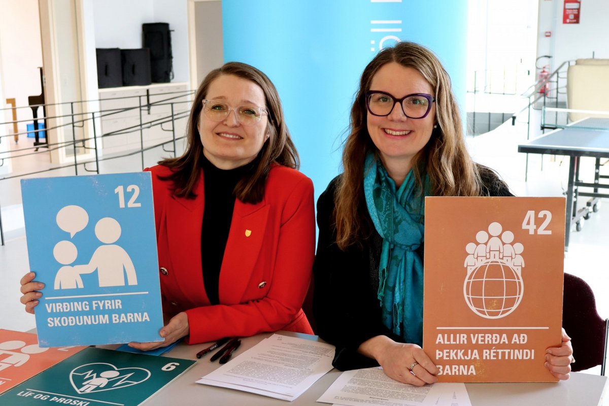 Undirritun samnings um þátttöku í verkefninu Barnvænt sveitarfélag