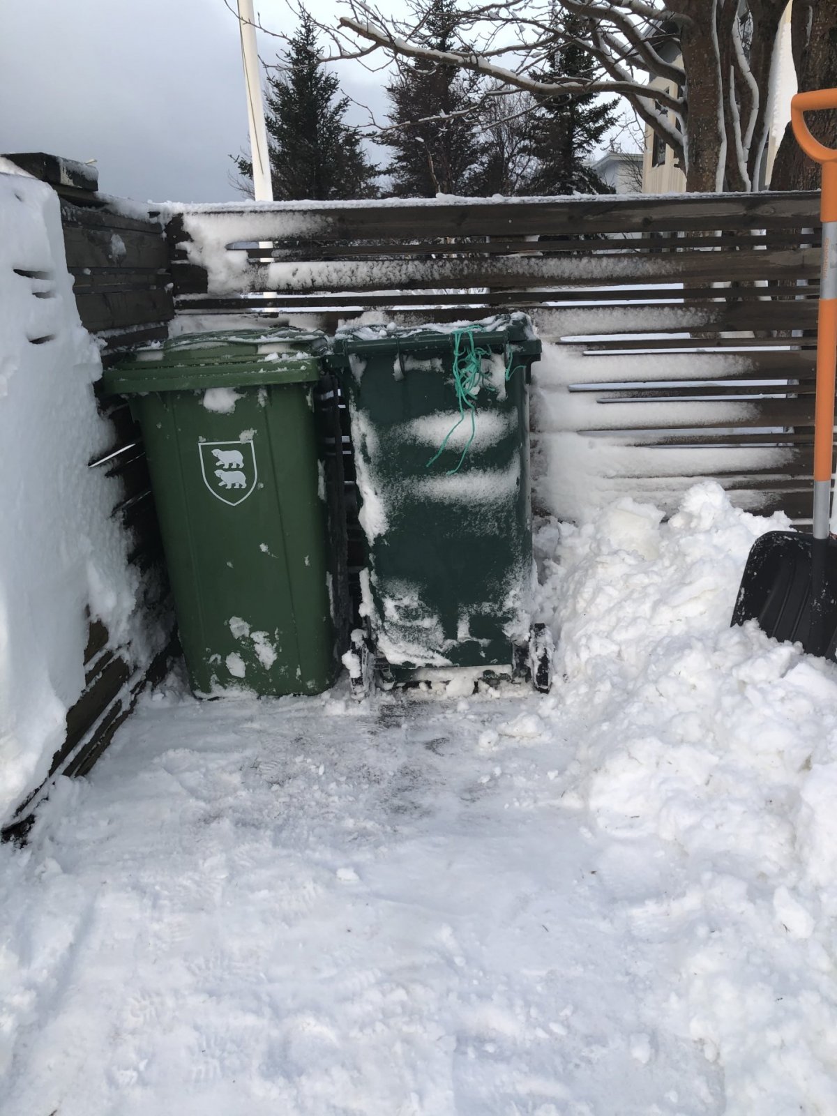 Sorphirða í þéttbýli 16. janúar - Allir að moka frá tunnum.