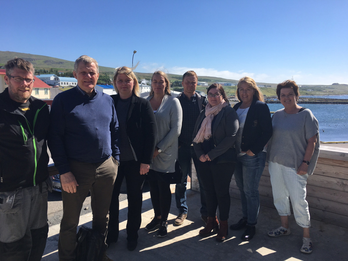 Á myndinni eru frá vinstri: Ingimar Sigurðsson, Jón Gunnarsson, Guðný Hrund Karlsdóttir, Sigurbjörg …