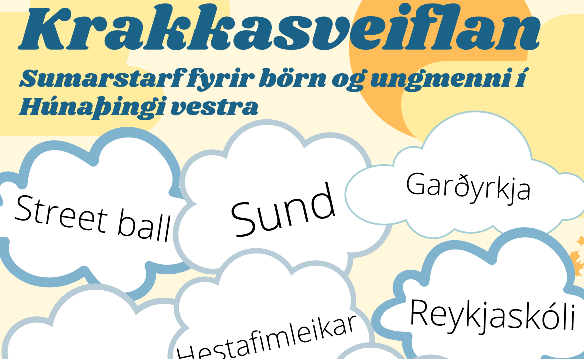 Krakkasveiflan - nýtt fyrir 1. - 7. bekk í sumar!