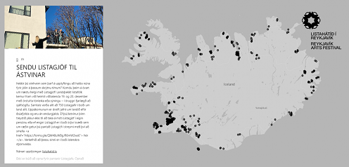 LISTAGJÖF UM ALLT LAND!