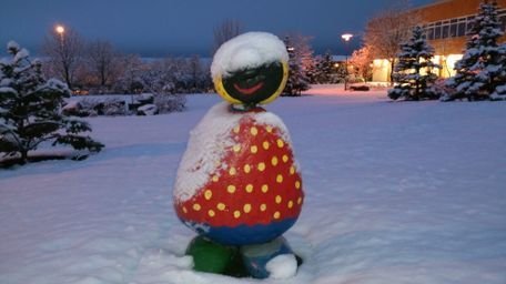 Sorphirða á Þorláksmessu - moka snjó frá tunnum