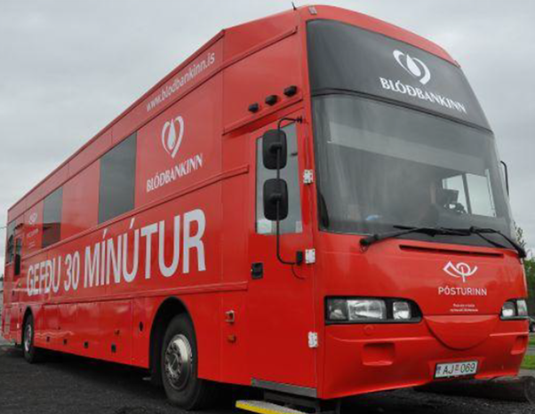 Blóðbankabíllinn á Hvammstanga 24. september