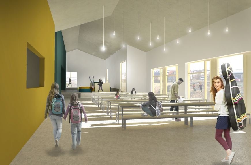 Góður íbúafundur um skólabyggingu