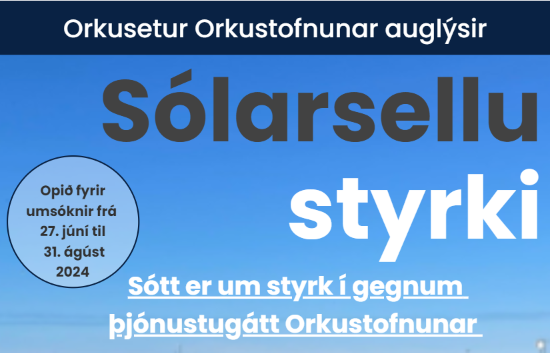 Sólarsellustyrkir