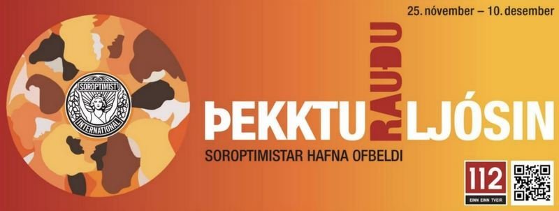 Þekktu rauðu ljósin - 16 daga átak gegn kynbundnu ofbeldi 2023