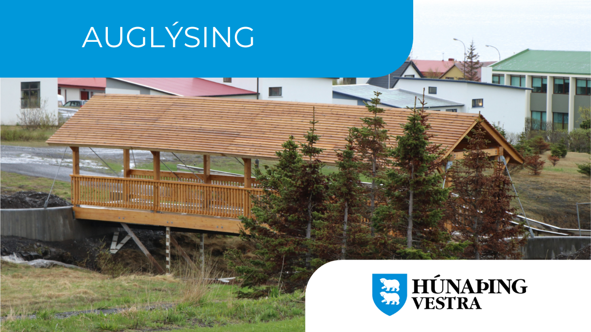 Skólabrú á Hvammstanga. Mynd: Ómar Eyjólfsson.