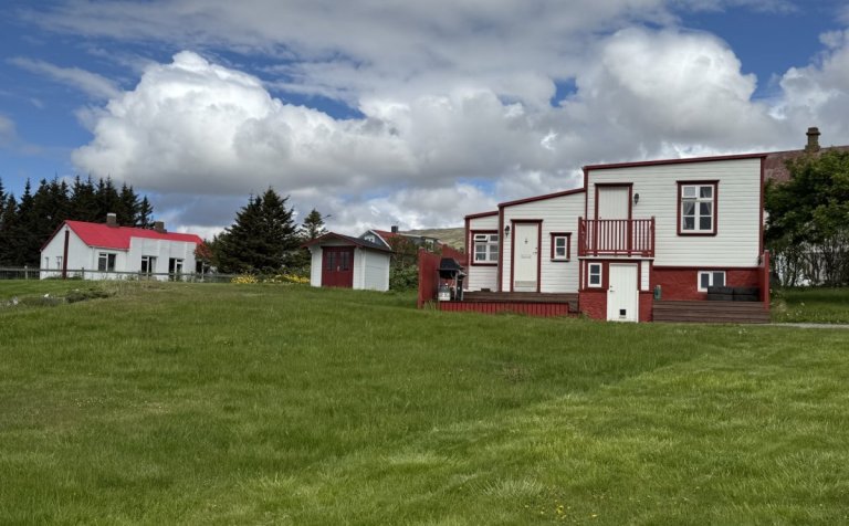 Lagning ljósleiðara á Hvammstanga