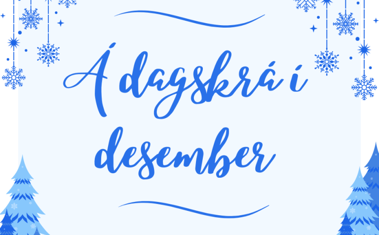 Á dagskrá í desember