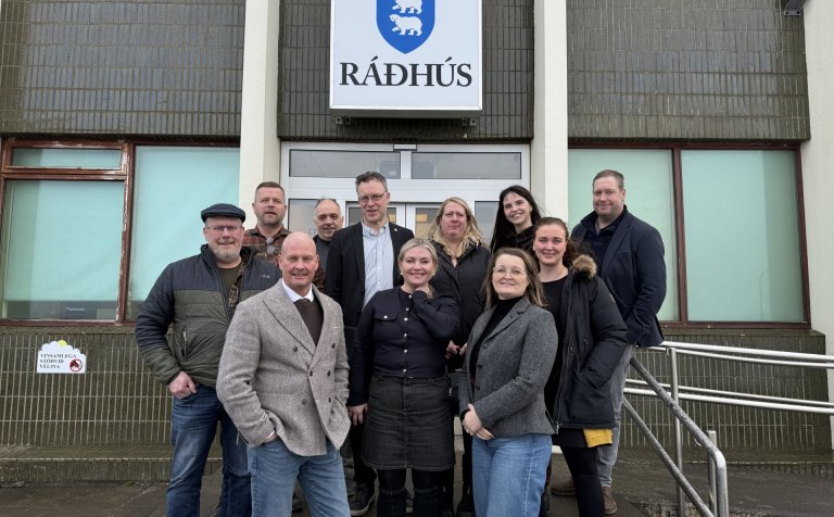 Heimsókn þingmanna framsóknarflokksins í kjördæmaviku.