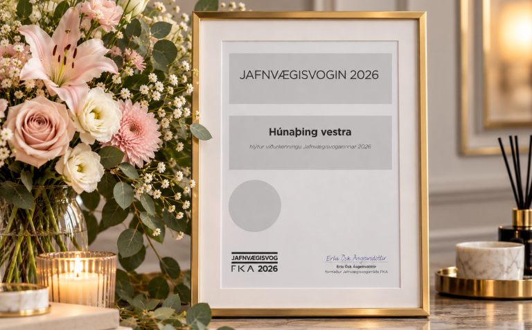 Húnaþing vestra hlýtur viðurkenningu Jafnvægisvogarinnar 2026