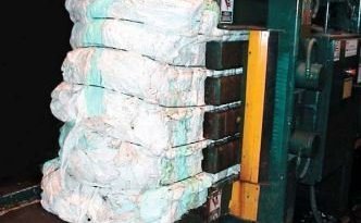 Söfnun á rúlluplasti í Húnaþingi vestra í júlí 2024