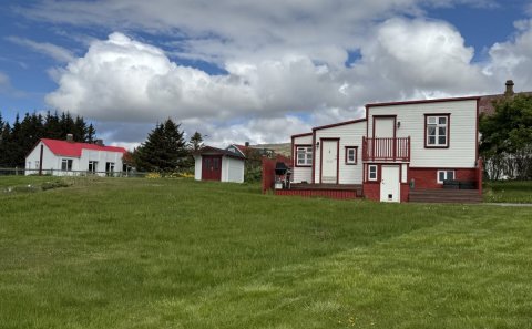 Lagning ljósleiðara á Hvammstanga