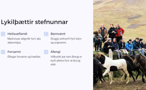 Drög að stefnu Húnaþings vestra um vellíðan án tóbaks, áfengis og annarra vímuefna