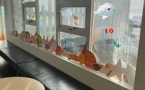 Listasýning í Íþróttamiðstöð og Félagsheimili