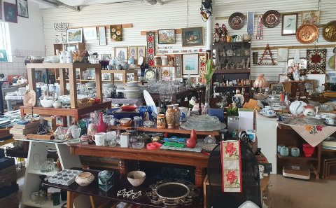 Frá Nytjamarkaðnum Hvammstanga.