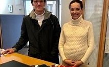 Anton Scheel Birgisson og Liljana Milenkoska verkefnastjóri.