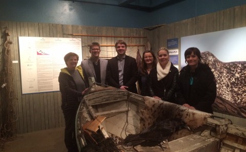 Þingmenn Framsóknarflokksins í kjördæminu komu til Hvammstanga í gær