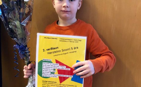 Hersteinn Snorri hlaut 2. verðlaun í ritlistarsamkeppni kennarasambandsins