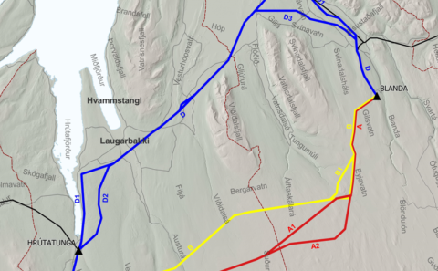 Holtavörðuheiðarlína 3 í Húnaþingi vestra og Húnabyggð