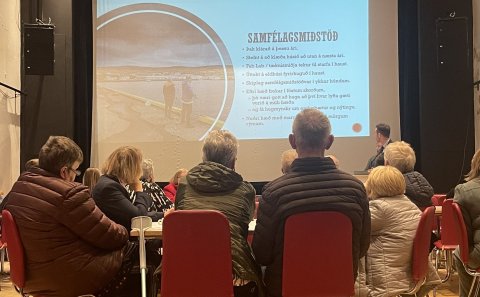 Frá íbúafundinum.