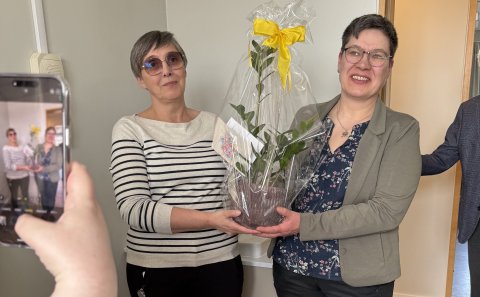 Sesselja Kristín Eggertsdóttir og Henrike Wappler hafa leitt verkefnið Gott að eldast í Húnaþingi ve…