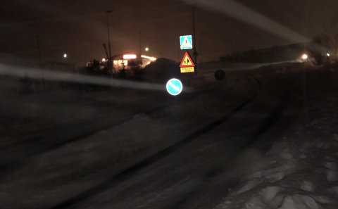 Götulýsing ábótavant - Sýnum varúð.