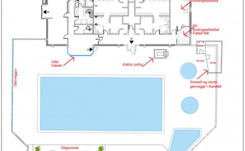 Ábendingar við fjölnota rými og útisvæði við Sundlaugina Hvammstanga