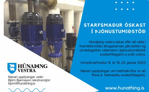 Laust starf í þjónustumiðstöð á sviði veitna