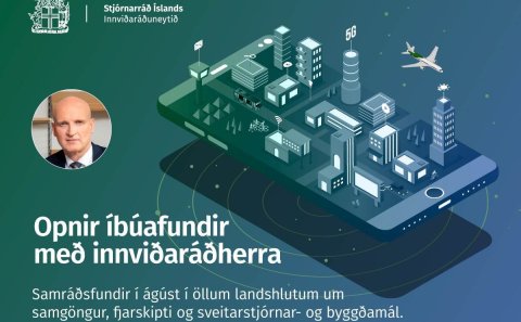 Opinn íbúafundur með innviðaráðherra