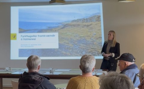 Fjölsóttur fundur vegna fyrirhugaðra framkvæmda við Vatnsnesveg
