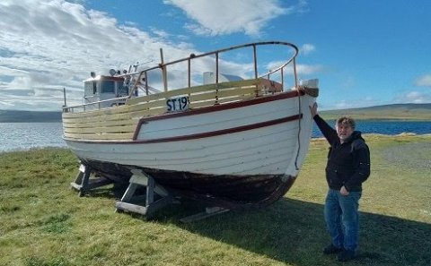 Benjamín Kristinsson við Örkina